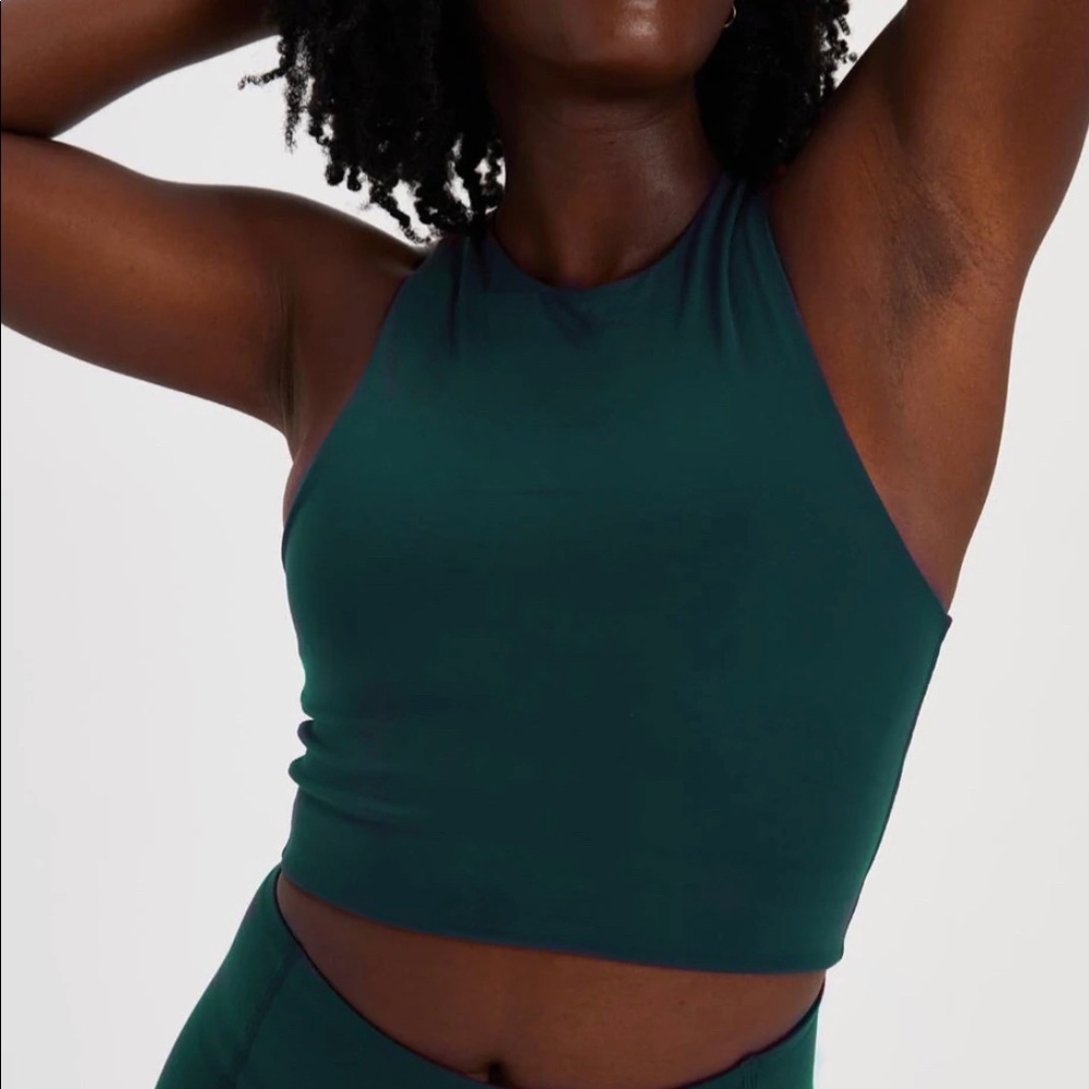 GIRLFRIEND COLLECTIVE Dylan Tank Bra in Globe | XS